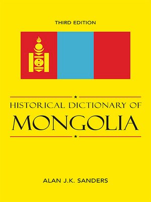 cover image of Historical Dictionary of Mongolia
